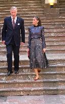 Spanish Royals Visit Belgium - Brussels