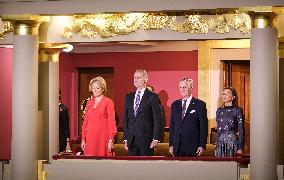 Spanish Royals Visit Belgium - Brussels