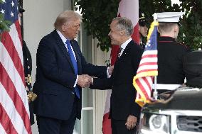 Canadian Prime Minister Carney visits Trump White House