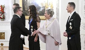 Islannin presidenttipari valtiovierailulla Suomessa