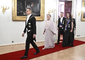 Islannin presidenttipari valtiovierailulla Suomessa