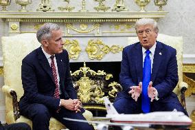 Canadian Prime Minister Carney visits Trump White House