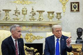 Canadian Prime Minister Carney visits Trump White House