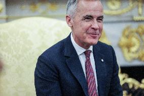 Canadian Prime Minister Carney visits Trump White House