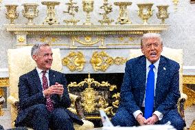 US President Donald J. Trump meets with Canadian Prime Minister Mark Carney