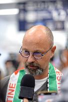 Rima Hassan and activists welcomed at Orly Airport