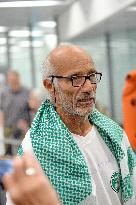 Rima Hassan and activists welcomed at Orly Airport