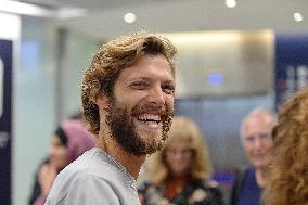 Rima Hassan and activists welcomed at Orly Airport