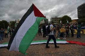 Pro-Palestine Demonstrations on the Two-year Israel Attack by Hamas