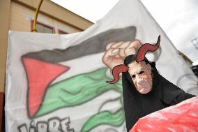 Pro-Palestine Demonstrations on the Two-year Israel Attack by Hamas