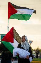 Pro-Palestine Demonstrations on the Two-year Israel Attack by Hamas