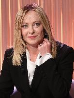 Giorgia Meloni At Cinque Minuti TV Show - Rome