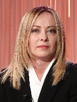 Giorgia Meloni At Cinque Minuti TV Show - Rome