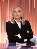 Giorgia Meloni At Cinque Minuti TV Show - Rome