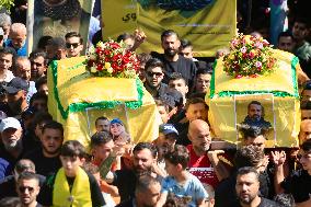 Funeral of A Hezbollah Member - Lebanon
