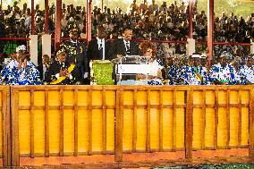 Paul Biya During His Campaign Rally - Cameroon