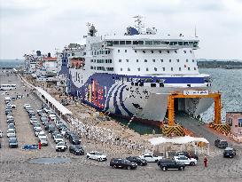 The Ferry Route Across the Bohai Strait
