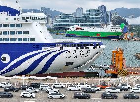 The Ferry Route Across the Bohai Strait