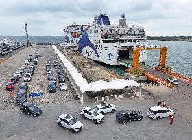 The Ferry Route Across the Bohai Strait