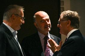 Pierre Moscovici hearing before the Finance and Cultural Affairs and Education Committees in Paris FA