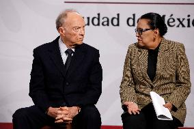 President Claudia Sheinbaum Holds Briefing - Mexico