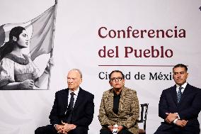 President Claudia Sheinbaum Holds Briefing - Mexico