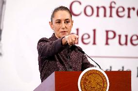 President Claudia Sheinbaum Holds Briefing - Mexico