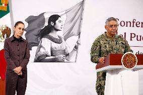 President Claudia Sheinbaum Holds Briefing - Mexico