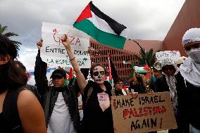 Demonstrator for a Free Palestine State - Mexico City