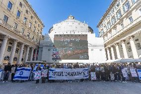 Commemoration of The Massacre of 7 October - Milan