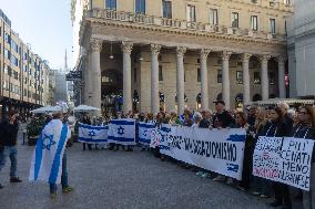 Commemoration of The Massacre of 7 October - Milan