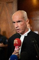 Lawyers Darrigade and Menviell At Mazan Rape Case Appeal Trial - Nimes