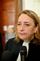 Lawyers Darrigade and Menviell At Mazan Rape Case Appeal Trial - Nimes