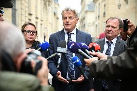 PM Lecornu Meets With Communist Party Heads - Paris