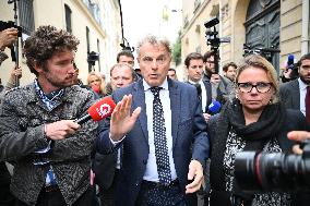 PM Lecornu Meets With Communist Party Heads - Paris