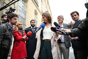 PM Lecornu Meets With Ecologist Party Heads - Paris