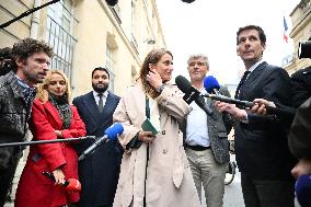 PM Lecornu Meets With Ecologist Party Heads - Paris