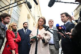 PM Lecornu Meets With Ecologist Party Heads - Paris