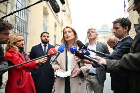 PM Lecornu Meets With Ecologist Party Heads - Paris