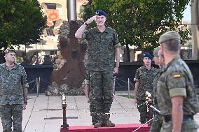 King Felipe Visits The Logistics Academy Of The Spanish Army - Calatayud