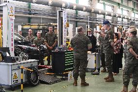 King Felipe Visits The Logistics Academy Of The Spanish Army - Calatayud