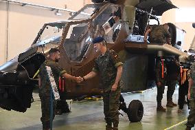 King Felipe Visits The Logistics Academy Of The Spanish Army - Calatayud