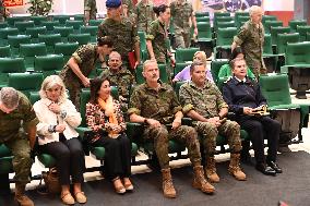 King Felipe Visits The Logistics Academy Of The Spanish Army - Calatayud