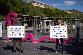 Tribute to The Victims of The Shooting on 3 October 2025 in Les Moulins - Nice