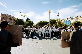 Tribute to The Victims of The Shooting on 3 October 2025 in Les Moulins - Nice