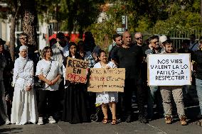 Tribute to The Victims of The Shooting on 3 October 2025 in Les Moulins - Nice