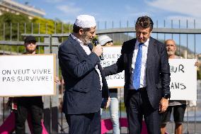 Tribute to The Victims of The Shooting on 3 October 2025 in Les Moulins - Nice