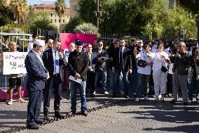 Tribute to The Victims of The Shooting on 3 October 2025 in Les Moulins - Nice