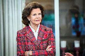 QUEEN SILVIA VISITS SILVIAHEMMET
