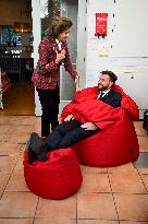 QUEEN SILVIA VISITS SILVIAHEMMET